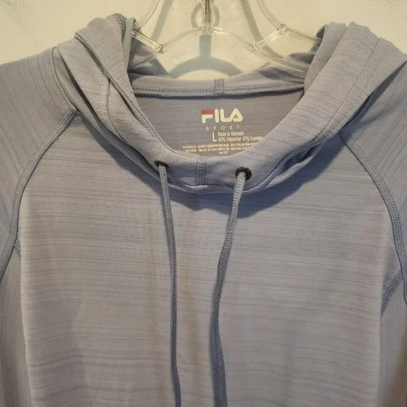 Fila Lightweight Hoodie, Size L, EUC - Picture 2 of 5